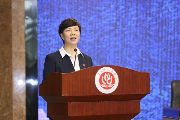 天游ty8线路检测中心官网党委书记张艳致辞。伍向前摄